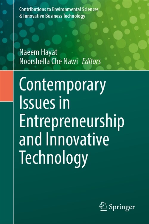 Contemporary Issues in Entrepreneurship and Innovative Technology (Hardcover, 2024)