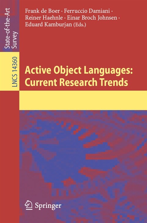 Active Object Languages: Current Research Trends (Paperback, 2024)