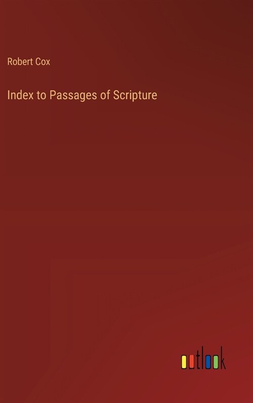 Index to Passages of Scripture (Hardcover)