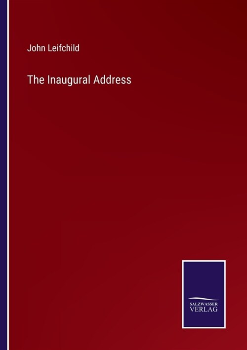 The Inaugural Address (Paperback)