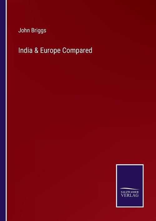 India & Europe Compared (Paperback)
