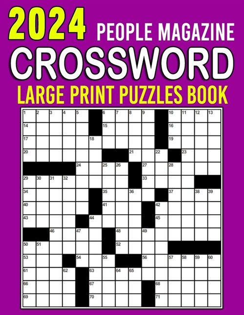 2024 People Magazine Crossword Puzzles Book Large Print: Boost Your Brainpower and Have Fun with an Entertaining Puzzle Collection (Paperback)