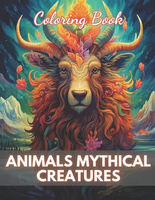 Animals Mythical Creatures Coloring Book: 100+ New Designs for All Ages (Paperback)