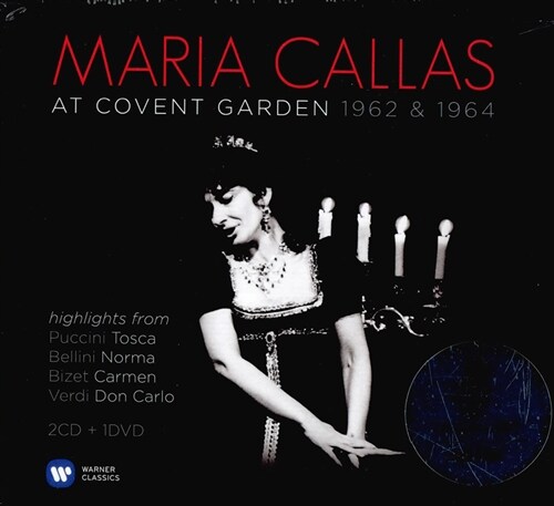 [중고] 마리아 칼라스 - 1962 & 1964  코벤트 가든 오페라 실황 하일라이트 [2CD+1DVD]