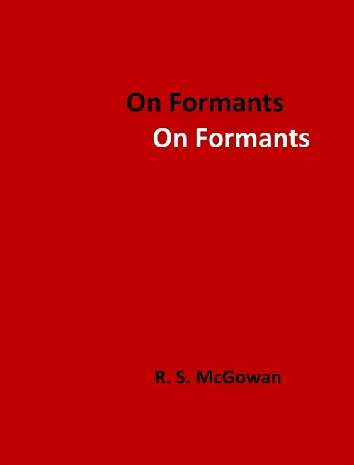 On Formants (Paperback)