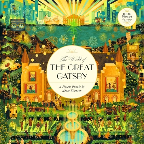 The World of The Great Gatsby : A 1000-piece puzzle by Adam Simpson (Jigsaw)