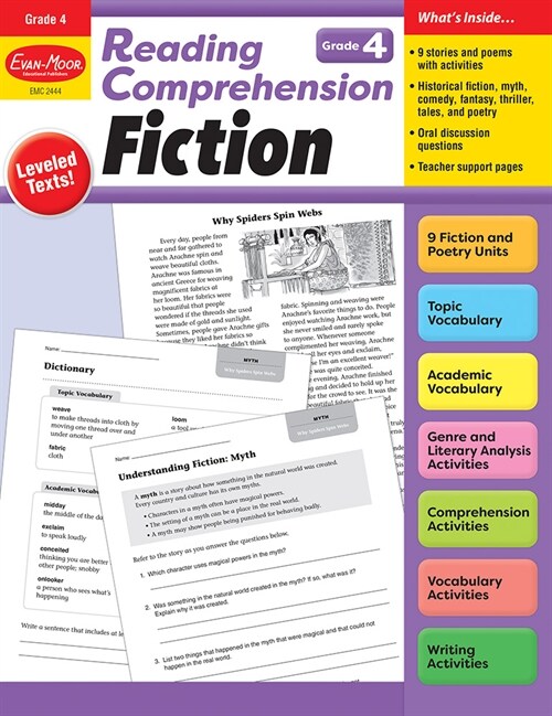 Reading Comprehension: Fiction, Grade 4 Teacher Resource (Paperback)