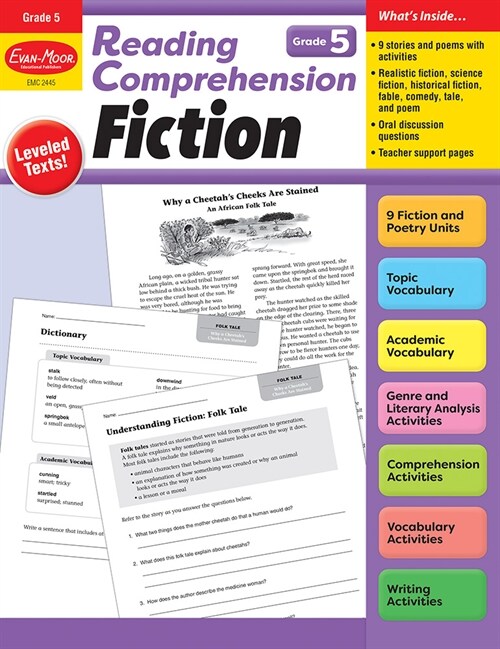 Reading Comprehension: Fiction, Grade 5 Teacher Resource (Paperback)