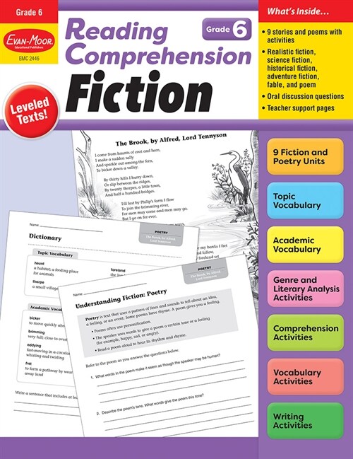 Reading Comprehension: Fiction, Grade 6 Teacher Resource (Paperback)
