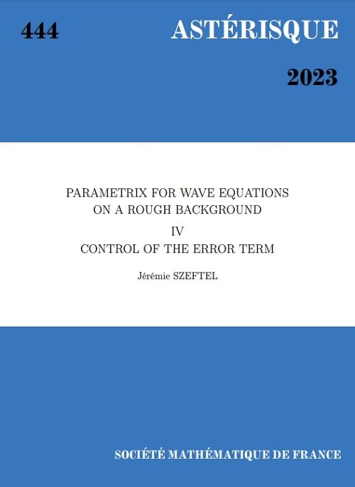 Parametrix for wave equations on a rough background IV: Control of the error term