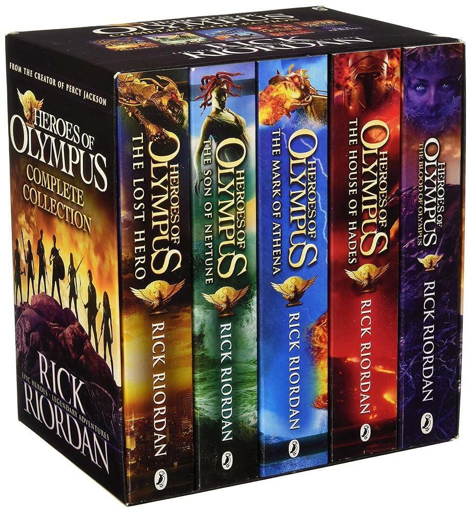 [중고] Heroes of Olympus Collection 5 Books Set (5 Paperbacks)