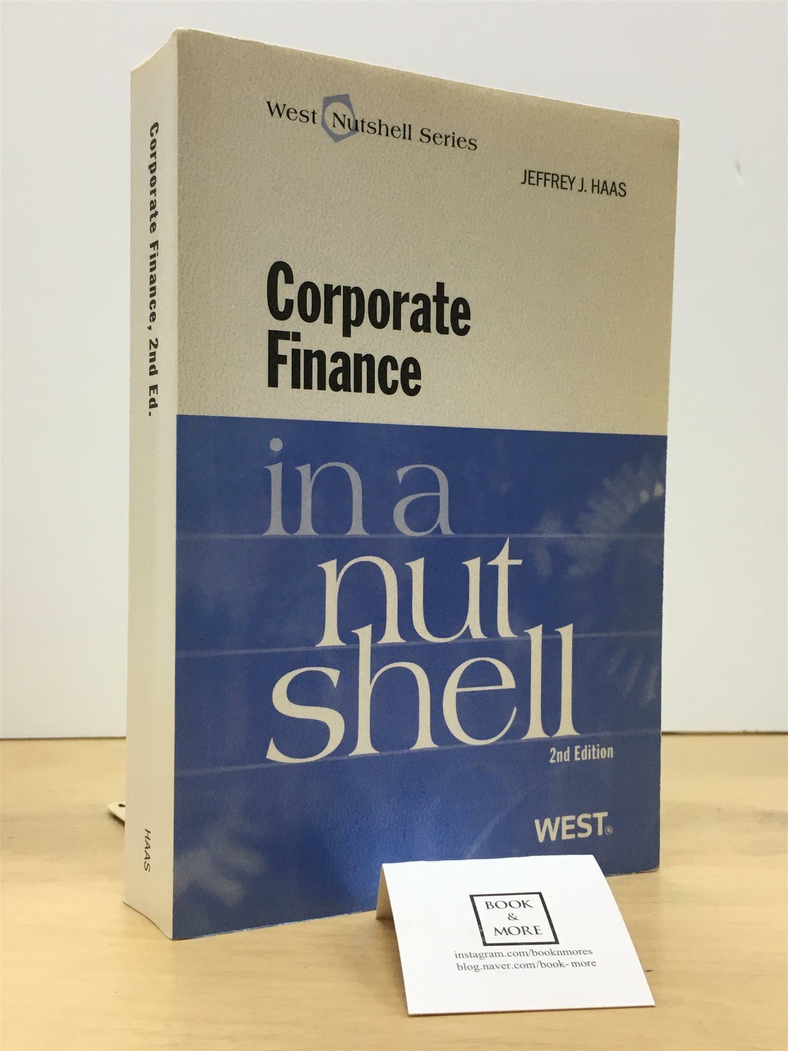 [중고] Corporate Finance in a Nutshell (Paperback, 2nd)
