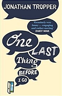 One Last Thing Before I Go (Paperback)