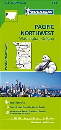 Pacific Northwest Zoom Map 171 (Hardcover)