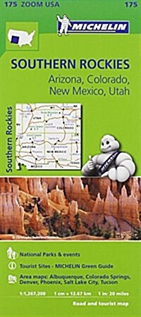 Southern Rockies Zoom Map 175 (Hardcover)