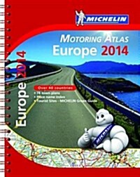 Europe 2014 A4 spiral atlas (Hardcover)