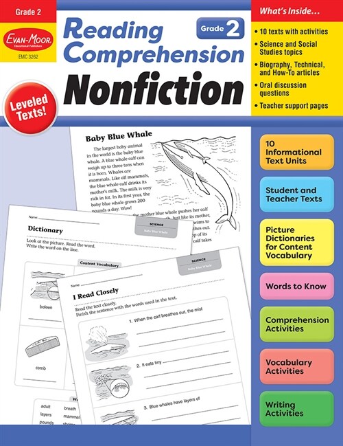Reading Comprehension: Nonfiction, Grade 2 Teacher Resource (Paperback)