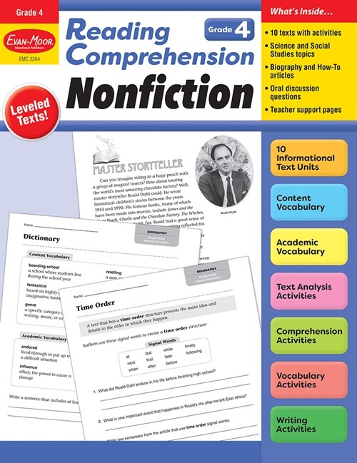 Reading Comprehension: Nonfiction, Grade 4 Teacher Resource (Paperback)