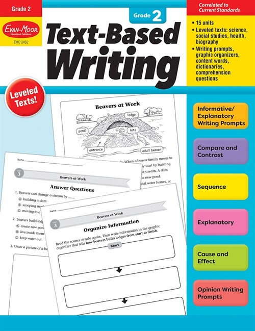 Text-Based Writing, Grade 2 Teacher Resource (Paperback)