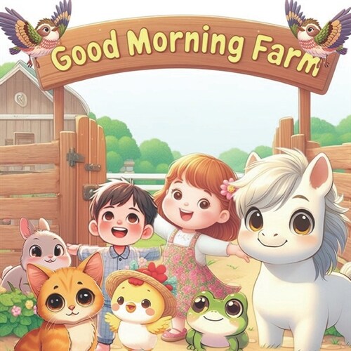 Good Morning，Farm: Good morning, chicks, ducks, kittens, horses, frogs, birds, cows. (Paperback)