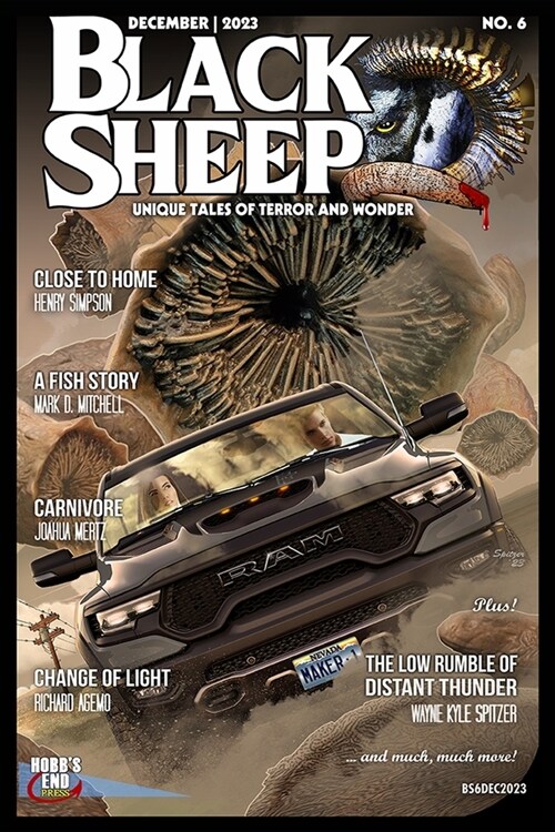 Black Sheep: Unique Tales of Terror and Wonder No. 6: December 2023 (Paperback)