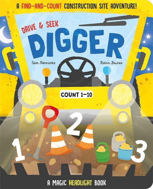 Drive & Seek Digger - A Magic Find & Count Adventure (Board Book)