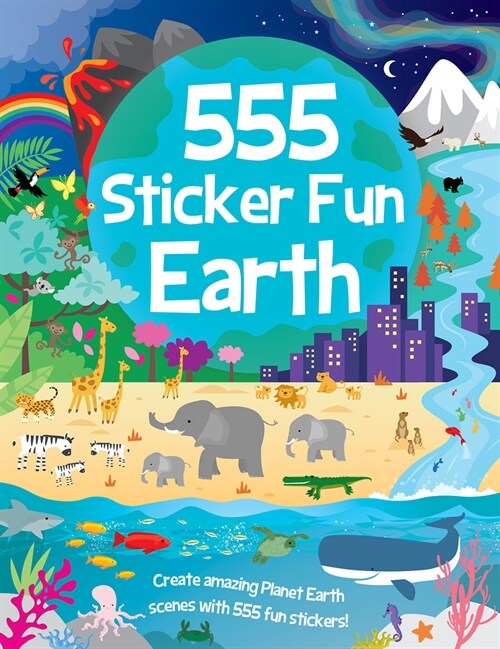 555 Sticker Fun - Earth Activity Book (Paperback)