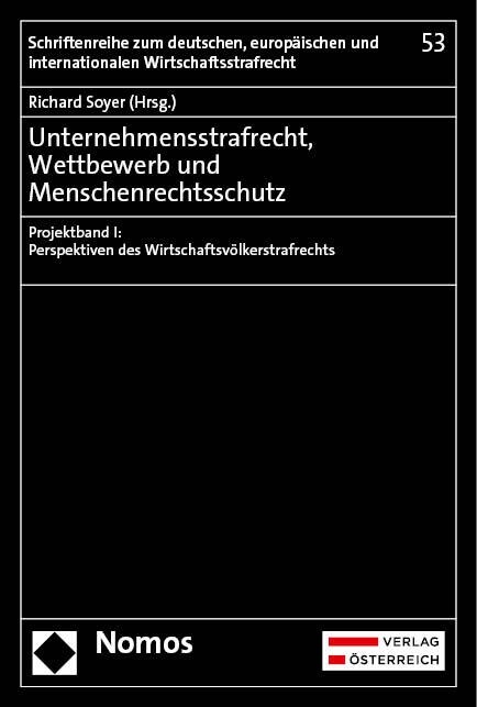 Unternehmensstrafrecht, Wettbewerb Und Menschenrechtsschutz: Projektband I: Perspektiven Des Wirtschaftsvolkerstrafrechts (Hardcover)