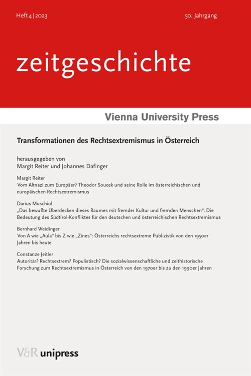 Transformationen Des Rechtsextremismus in Osterreich (Paperback)