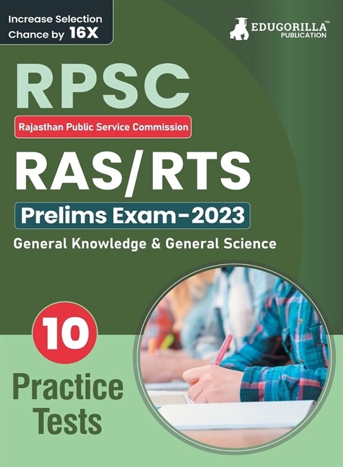 RPSC RAS/RTS - Prelims Exam Prep Book (English Edition) 2023 Rajasthan Public Service Commission 10 Full Practice Tests with Free Access To Online Tes (Paperback)