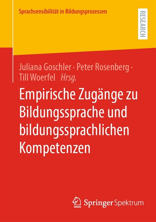 Empirische Zug?ge Zu Bildungssprache Und Bildungssprachlichen Kompetenzen (Paperback, 1. Aufl. 2024)