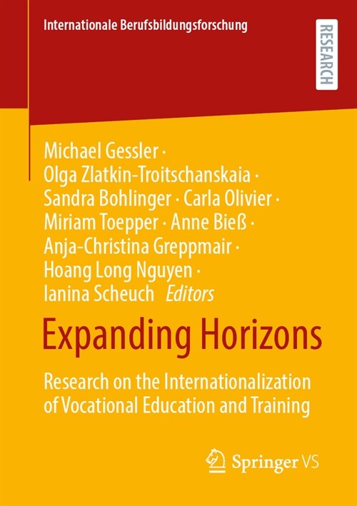 Expanding Horizons: Research on the Internationalization of Vocational Education and Training (Paperback, 2024)