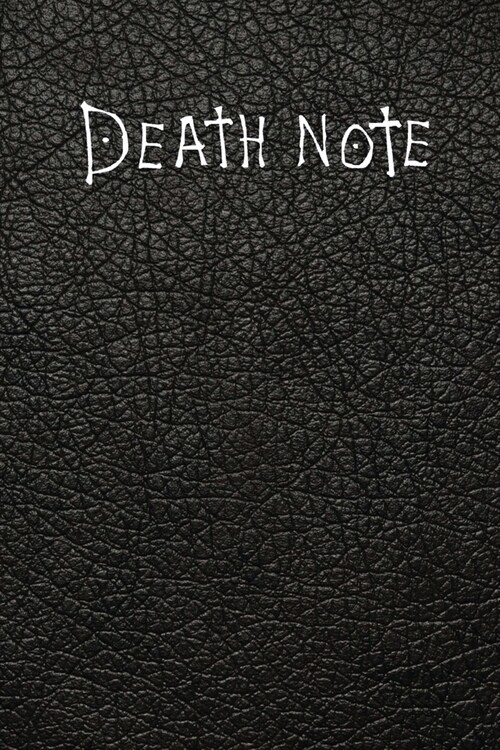 Death Note Notebook with rules: Death Note With Rules - inspired from the Death Note movie 6 by 9 inches (Paperback)