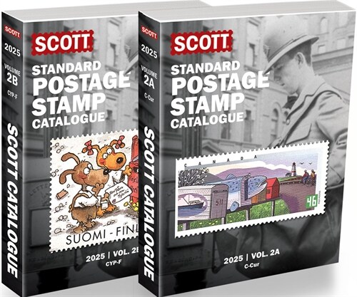 2025 Scott Stamp Postage Catalogue Volume 2: Cover Countries C-F (2 Copy Set): Scott Stamp Postage Catalogue Volume 2: Countries C-F (Paperback, 181)