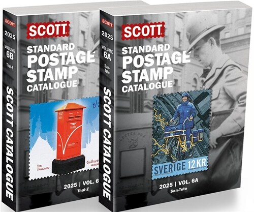 2025 Scott Stamp Postage Catalogue Volume 6: Cover Countries San-Z (2 Copy Set): Scott Stamp Postage Catalogue Volume 6: Countries San-Z (Paperback, 181)