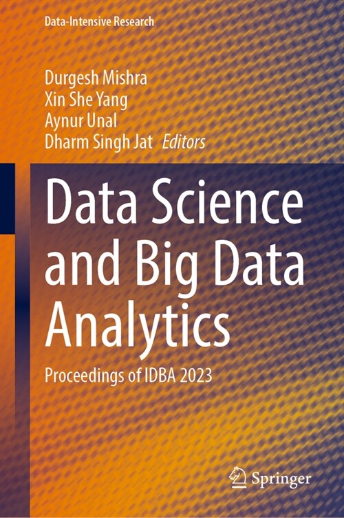 Data Science and Big Data Analytics: Proceedings of Idba 2023 (Hardcover, 2024)