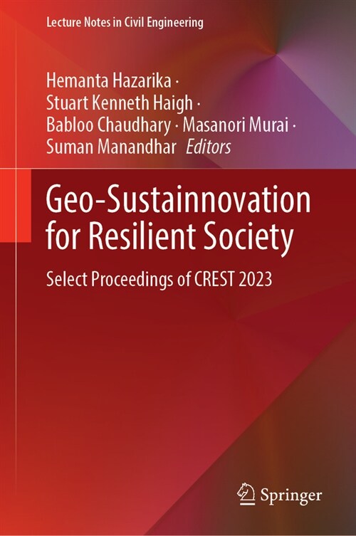 Geo-Sustainnovation for Resilient Society: Select Proceedings of Crest 2023 (Hardcover, 2024)