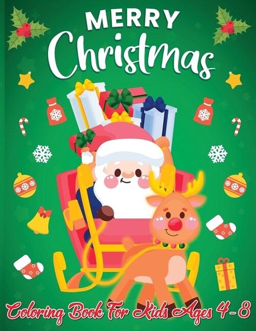 Christmas Activity Book for Kids: Easy Activity Book for Kids 4-8 Christmas Book for Children (Paperback)