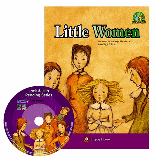 [Jack & Jill] Little Women - 두번째 세트 (스토리북 1권 + 워크북&지도서 1권 + CD 1장)