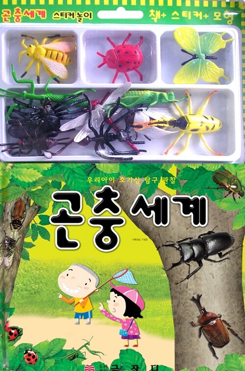 곤충세계 (책 + 퍼즐 + 곤충모형)