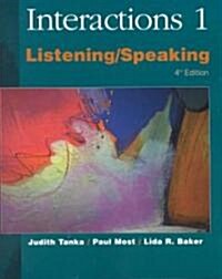 [중고] Interactions 1   Listening/Speaking  4th Edition