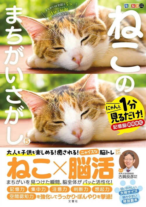 每日腦活スペシャル ねこのまちがいさがし (5) にゃんと１分見るだけ！記憶腦瞬間强化