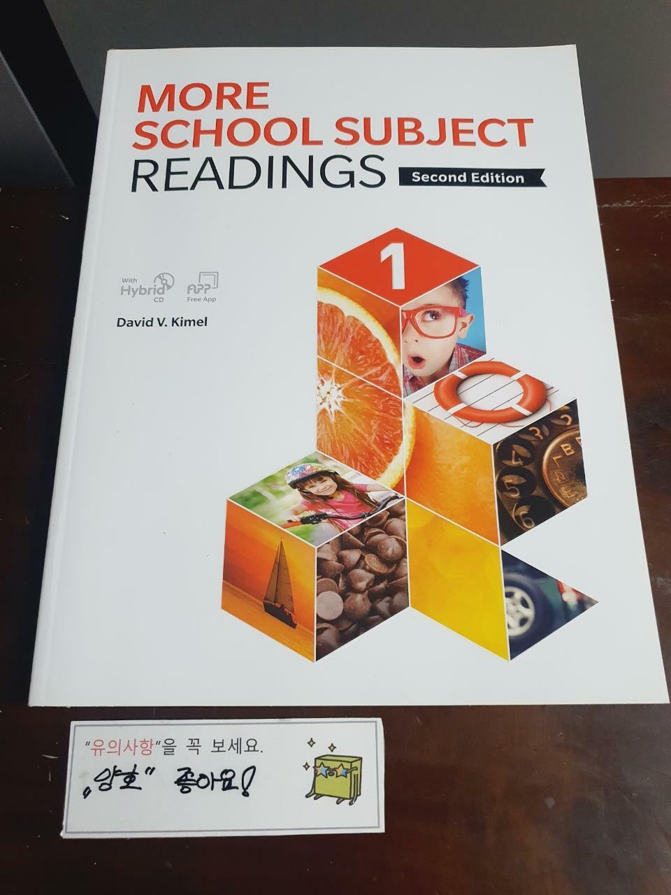 [중고] More School Subject Readings 1 (Student Book + Workbook + Hybrid CD) (Paperback, 2nd edition)