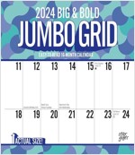 BIG BOLD JUMBO GRID 2024 SQUARE MATTE ST (Paperback)