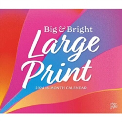 BIG BRIGHT LARGE PRINT 2024 DELUXE MATTE (Paperback)