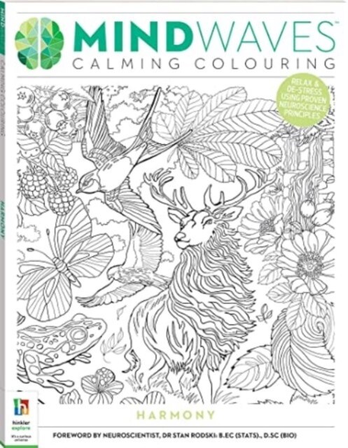 Mindwaves Calming Colouring Harmony (Paperback)