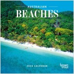 AUSTRALIAN BEACHES 2024 SQUARE BTAU (Paperback)