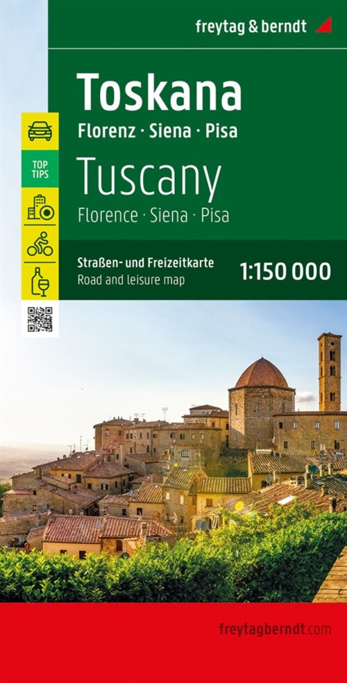 Tuscany - Florence, Siena, Pisa : Road and Leisure Map (Sheet Map, folded)