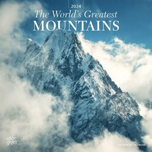 MOUNTAINS THE WORLDS GREATEST 2024 SQUAR (Paperback)
