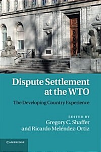 Dispute Settlement at the WTO : The Developing Country Experience (Paperback)